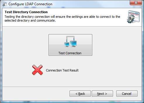 Test Directory Connection Tool